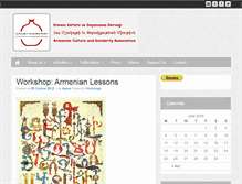 Tablet Screenshot of ermenikultur.org